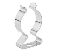 MIKMLYZE 10PCS Heavy Duty Tool Spring Terry Clips for Wall Mount Storage, Manganese Steel Snap Clamps in Multiple Sizes 6mm to 50mm, Secure Hold for Brooms Mops Brushes(25mm)