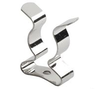 MIKMLYZE 10PCS Heavy Duty Tool Spring Terry Clips for Wall Mount Storage, Manganese Steel Snap Clamps in Multiple Sizes 6mm to 50mm, Secure Hold for Brooms Mops Brushes(12mm)