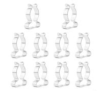 MIKMLYZE 10PCS Heavy Duty Tool Spring Terry Clips for Wall Mount Storage, Manganese Steel Snap Clamps in Multiple Sizes 6mm to 50mm, Secure Hold for Brooms Mops Brushes(28mm)