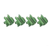 MIKMLYZE 50pcs Plant Trellis Connector Clips for Garden Frame Rod Fixing, Green PP Plastic Stake Clip Set Compatible with Wooden Poles 11mm/16mm/20mm for Tomato Vine(11mm)