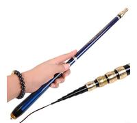 MIKMLYZE Carbon Fiber Telescopic Fishing Rod 3.6M-6. with Four-Position Length Adjustment, Lightweight Short Section Pole for Crucian Carp, For Ultra Hard and Strong(4.5)