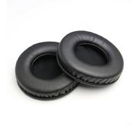 MIKMLYZE Replacement Ear Pads Round Sponge Artificial Leather Compatible with 50mm 55mm 60mm 65mm 70mm 75mm 80mm 85mm 90mm 95mm 100mm 105mm Over Ear Headphones Black to(95MM)