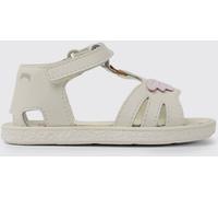 Camper Baby Girls Miko First Walkers K800471 T-Strap Sandal, White, 4.5 UK Child