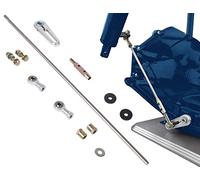 MIKODA Billet Aluminum Shift Transmission Column Linkage Kit Compatible with GM TH200, TH350, TH400, 4L60, 4L60E, 4L80E, TH700R4 1 SET Gear