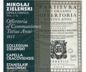 Mikolaj Zielens Offertoria Et Communiones Totius Anni 1611, Com (CD) (US IMPORT)