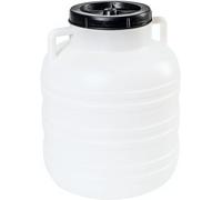 MIKONI Plastic Barrel - 20/30/65 L, Lid, Fermentation Container, Rain Barrel (30 L)