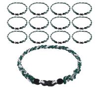 Mikovivi 12pcs Baseball Necklace, Sports Necklaces Cool Braided Rope Baseball Team Gifts Jewelry for Men Softball Fans Players Party Favors