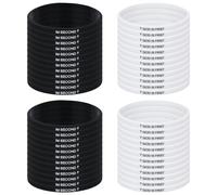 Mikovivi 48pcs God is First I Am Second Bracelets, Silicone Inspirational Faith Christian Wristbands Black & White Bible Verse Cross Motivational Religious Bracelets for Men Women Christians Gifts