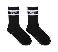 Mikovivi Black Hubby Socks for Couple, Newly Wed Gifts Bride and Groom Socks Mr and Mrs Gifts Wedding Essential Engagement Present for Couples 2025 Stylish Newlywed Chic