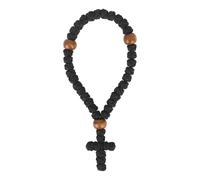 Mikovivi Christian Orthodox Prayer Rope, Polyester Thread Orthodox Greek Prayer Beads Rope Chotki Komboskini Knot Monastery Vodoca Bracelet with Cross Pendant for Christians Gifts