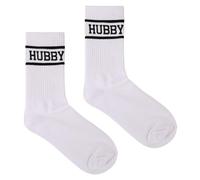 Mikovivi Hubby Socks for the Stylish Newlywed Chic, White with Black Text Husband Socks Soft & Comfy Honeymoon Essential for Hubby on Anniversary Birthday Wedding