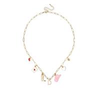 Mikovivi Initial Charm Necklace Gold for Women, Western Cowgirl Letter Pendant Necklace Cowboy Boots Hat Trendy Paperclip Chain Necklace Jewelry Gift (D)