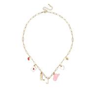 Mikovivi Initial Charm Necklace Gold for Women, Western Cowgirl Letter Pendant Necklace Cowboy Boots Hat Trendy Paperclip Chain Necklace Jewelry Gift (J)