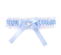 Mikovivi Liga Amor, Elegante Liga de Renda para Casamento Acessórios para Mulheres e Meninas Chá de Panela Despedida Solteira (Azul-Água)
