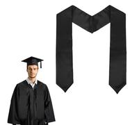 Mikovivi Sublimation Graduation Stole, Plain Sash Class of 2025 Customized Shawl Honor Scarf for Adult Grad Accessories