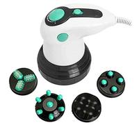 Mikowoo Electric Full Body Shaper Slimming Roller Loss Weight Anti Cellulite Vibration Fat Burner Machine with 4 Massage Head for Body Belly Waist Arm Back Cellulite Reducation