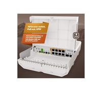 MikroTik Cloud Smart Switch CSS610-8P-2S+OUT, netPower, 8x Gigabit, PoE+, 2x SFP+ (CSS610-8P-2S+OUT)