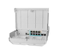 MIKROTIK outdoor reverse PoE switch, netPower Lite 7R (CSS610-1Gi-7R-2S+OUT)