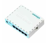 MikroTik RB750GR3 Built-in Ethernet Connector Turquoise - White Cable Router RB750GR3