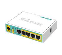 Mikrotik hEX PoE lite Ethernet LAN White - wired routers (White, -35 - 70 °C, 10/100Base-T(X), Internal, Ethernet (RJ-45))