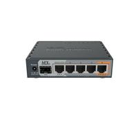 MikroTik RB760IGS Router - 5x Gigabit Ethernet, SFP, Dual Core 880MHz, 256MB RAM
