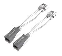 Mikrotik RBGPOE PoE Injector 2 Units with Shielded Connectors for Gigabit LAN Products That Supports 9-48V PoE