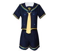 Miku Cosplay Costume Kagamine Rin Cosplay Outfits Anime Character Outfits Miku Sailor Uniform Full Set for Halloween Carnival Party Anime Role Play