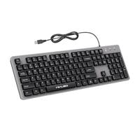 MIKUSO Wired Keyboard Laser Engraved Characters do not Fade Comfortable Hand Feel, USB Interface Suitable for Computers and Laptop PC,Full Size 104 Keyboards, Plug and Play, Office,Typists