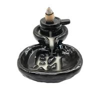 MIKVAR Backflow Incense Cones Burner Waterfall, Ceramic Incense Holders for Home Aromatherapy, Relieve Stress & Creating a Relaxing Ambiance (#3)