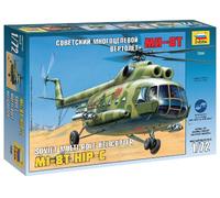 Mil-8T HIP-C Soviet Helicopter 1:72 Plastic Model Kit ZVEZDA