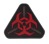 Mil-Spec Monkey Outbreak Response Team Biohazard Red PVC Airsoft Patch