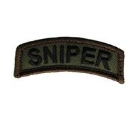 Mil-Spec Monkey Sniper Tab Patch (WOODLAND (Olive Drab))