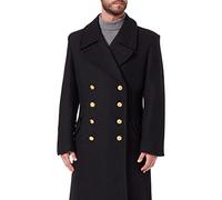 Mil-Tec German Navy Wool Coat - Black