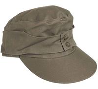 Mil-Tec Men's M43 Moleskin Beanie Hat, Olive, M
