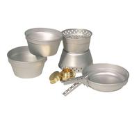 Mil-Tec 14660000 Koch-set-14660000 Cooking Set, Stainless Steel, Olive