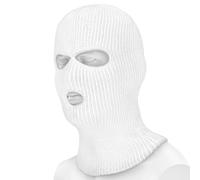 Mil-Tec Balaclava Acrylic 3-Hole, Men’s, White