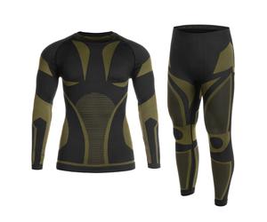 Mil-Tec 4-Way Stretch Performance Thermal Underwear - Black
