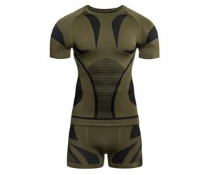 Mil-Tec 4-Way Stretch Performance Thermal Underwear Short - Olive