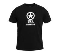Mil-Tec Allied Star T-Shirt - Black