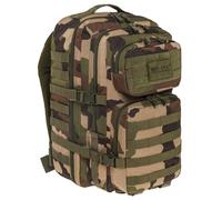 Mil-Tec Military Army Patrol MOLLE Assault Pack Tactical Combat Rucksack Backpack Bag 50L French CCE Camo