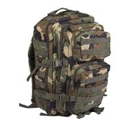 Mil-Tec Backpack US Assault Pack L Woodland Camouflage Standard Size Casual