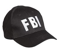 Mil-Tec Baseball Cap-12316092 Cap, FBI', Standard Size