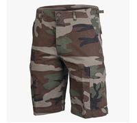 Mil-Tec BDU Combat Shorts Woodland Camo Cargo Military Army Ripstop Work Pockets