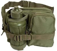 Mil Tec Belt Bag with Bottle, Olive, One Size