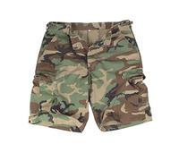Mil-Tec Bermuda Co Prewash Desert Men's Shorts, Brown, XS