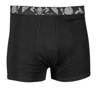Mil-Tec Boxer Shorts Skull 2 Pack Men's Soft Pants Cotton Underwear Army Black