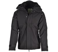 Mil-Tec brand Parka w winter liner warm Black jacket waterproof Men Rain Gear