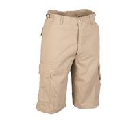 Mil-Tec Brand U.S. Military bermuda style prewashed khaki BDU ripstop shorts