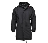 MIL-TEC Brand U.S. Military style parka M51 shell hooded quilted liner black NEW