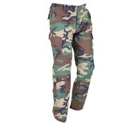 Mil-Tec Brand U.S. Military Style Woodland camo Ripstop Soldiers BDU Cargo Pants
